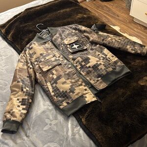 Men's Camouflage Bomber Jacket